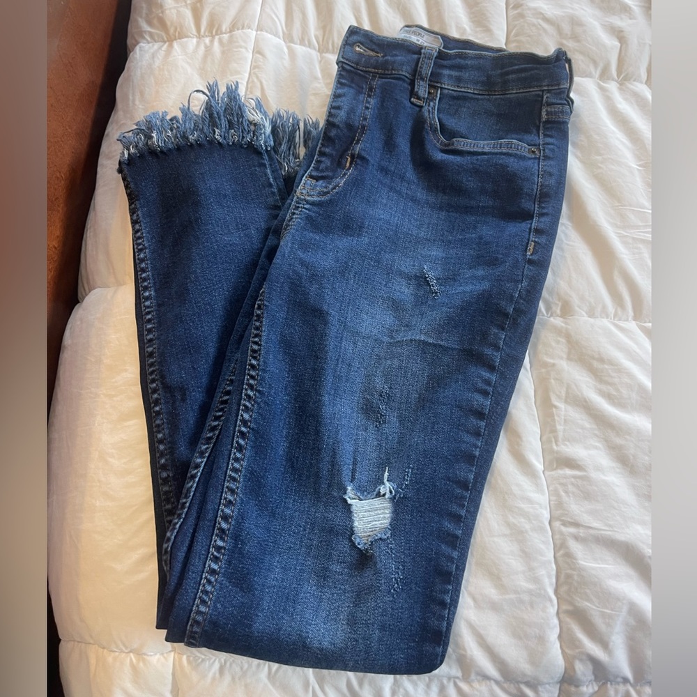 Free People Size 27 Skinny ankle length jeans